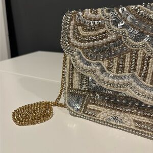 Gatsby Beaded Clutch by LA Chic